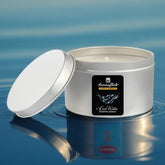 Cool Water Scented Candle in Silver Tin